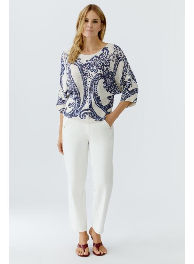 OUI Pullover Ecru 96515