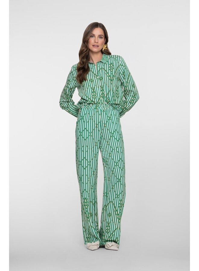 Geisha Blouse Groen 63279-20