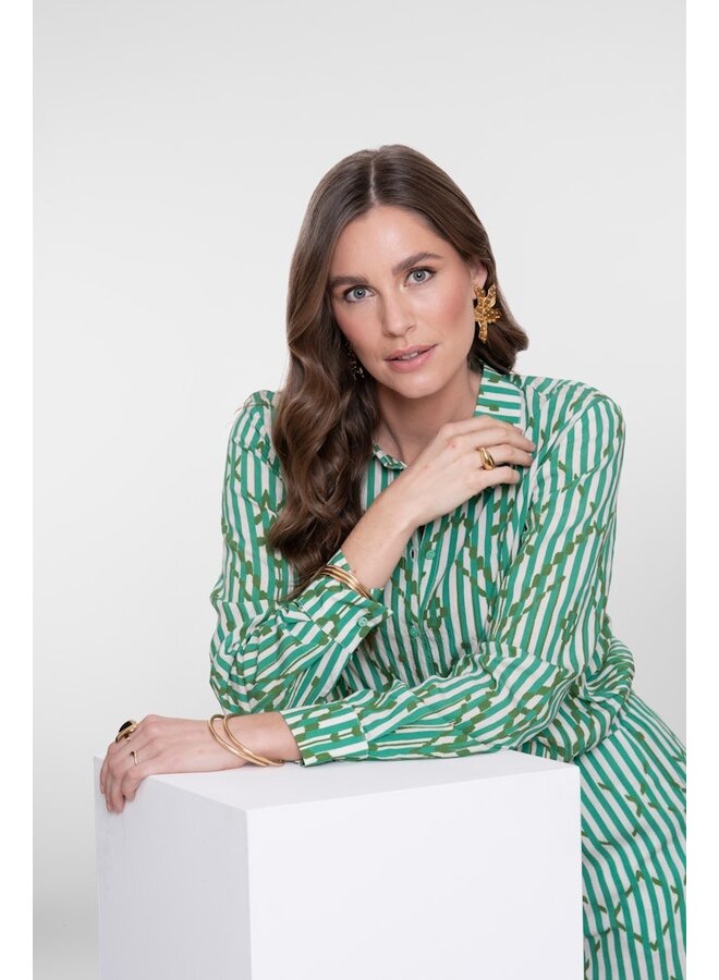 Geisha Blouse Groen 63279-20