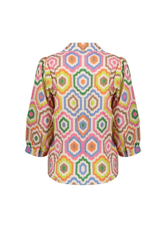 Geisha Blouse Kleurrijk 63280-20