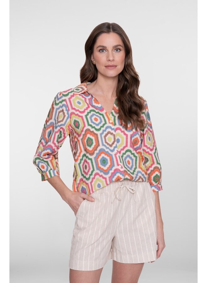 Geisha Blouse Kleurrijk 63280-20