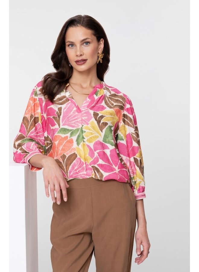 Geisha Blouse Kleurrijk 63283-20