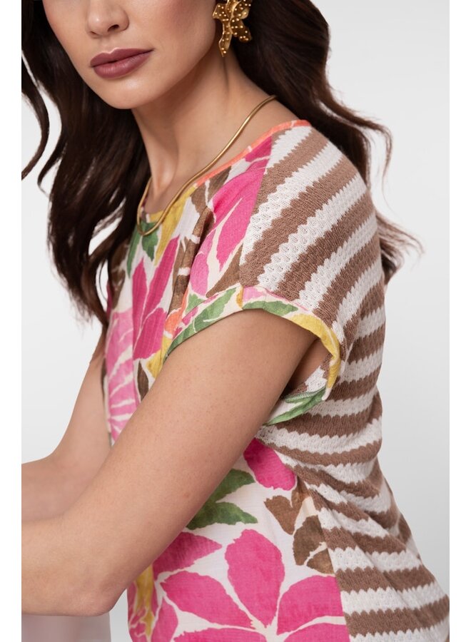 Geisha Shirt Kleurrijk 63284-20