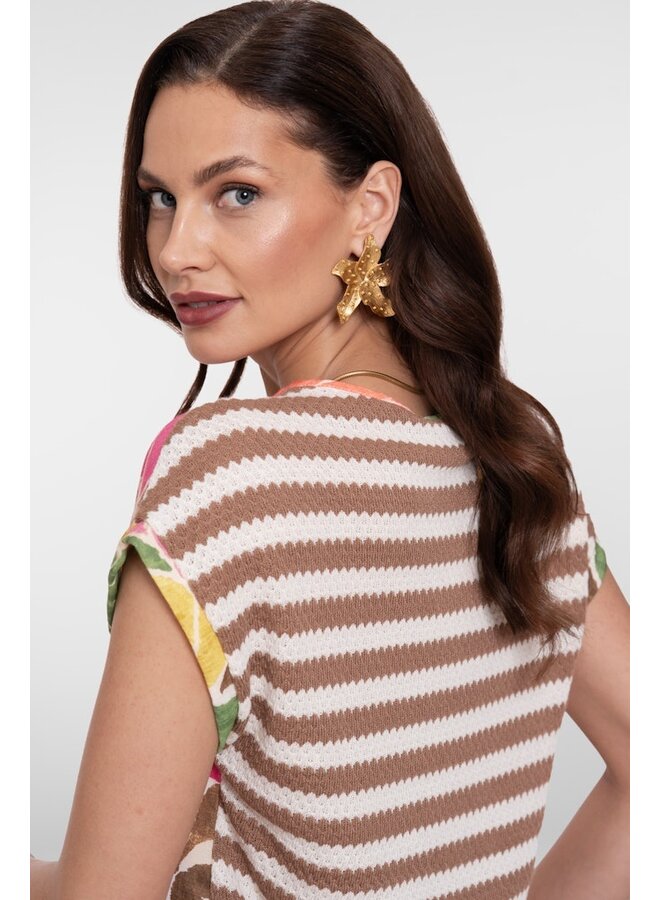 Geisha Shirt Kleurrijk 63284-20