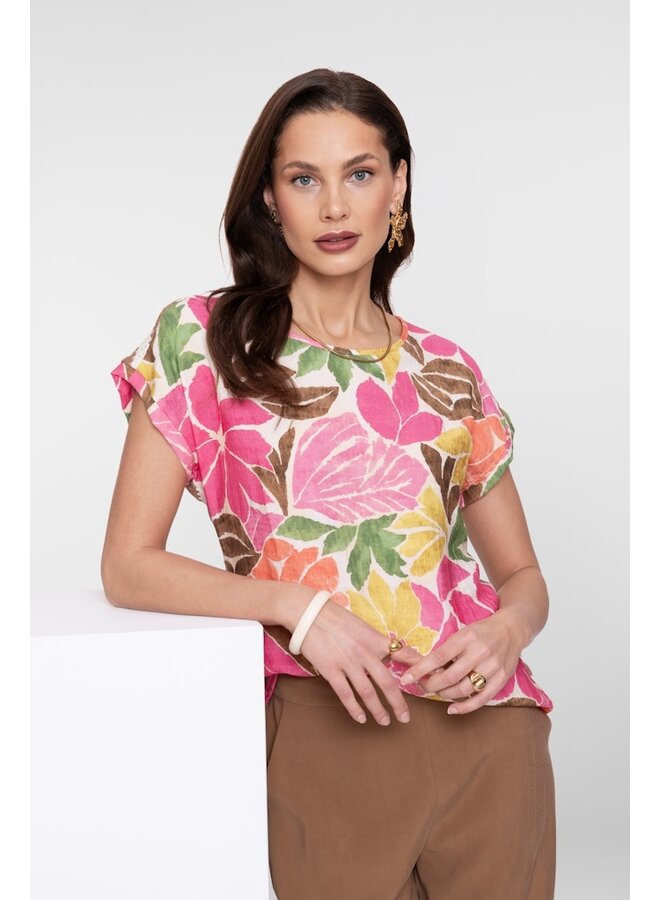 Geisha Shirt Kleurrijk 63284-20