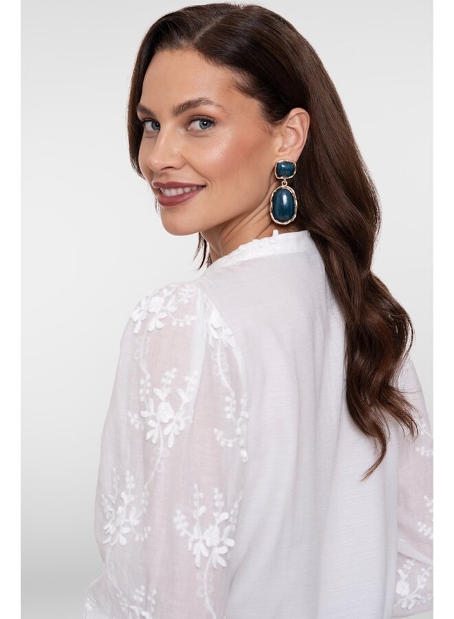 Geisha Blouse Offwhite 63230-26