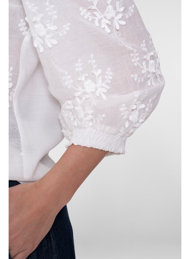 Geisha Blouse Offwhite 63230-26