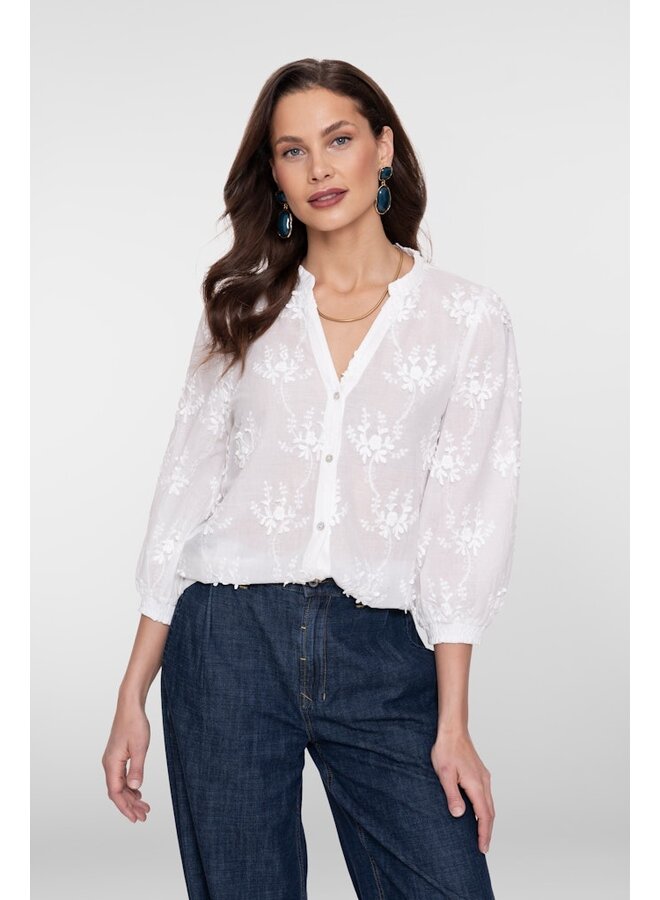 Geisha Blouse Offwhite 63230-26