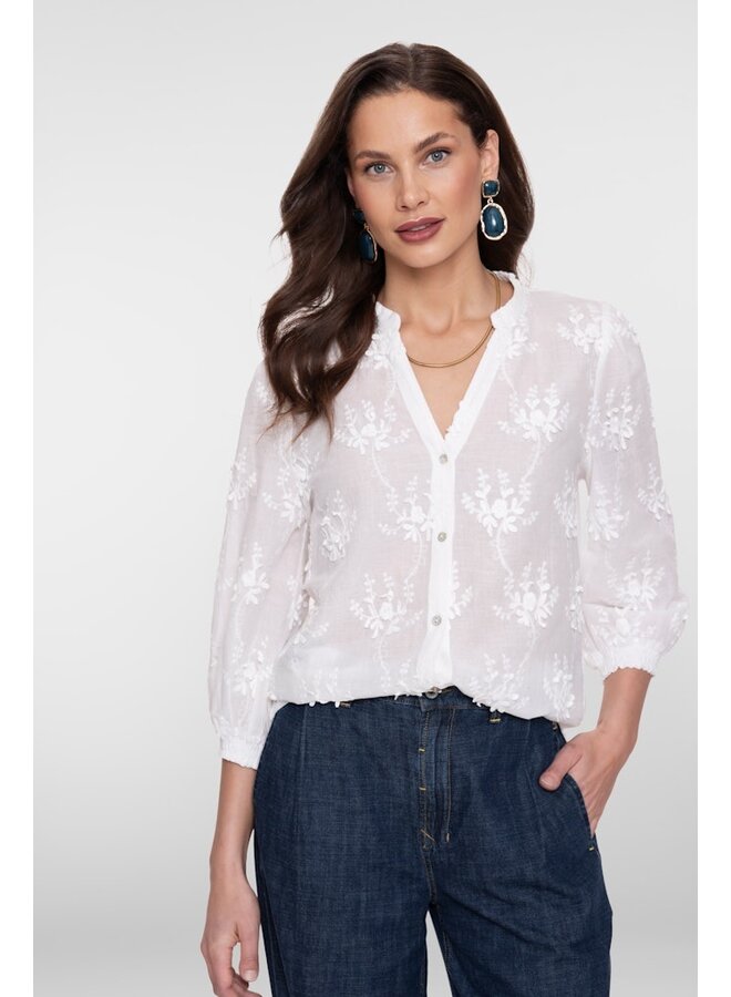 Geisha Blouse Offwhite 63230-26