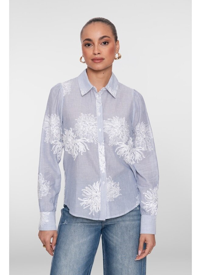 Geisha Blouse Blauw 63143-21