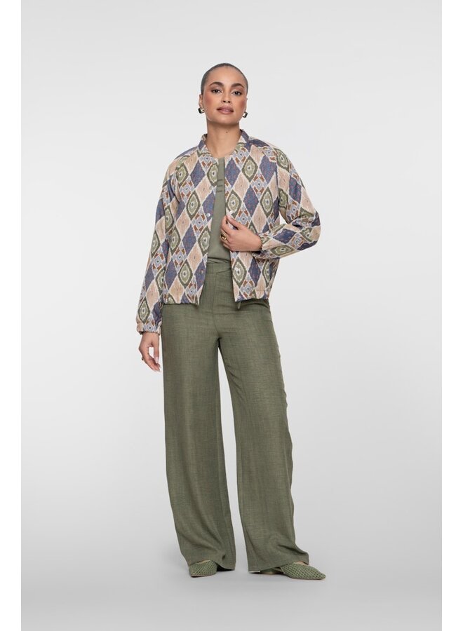 Geisha Shirt Khaki 62097-41