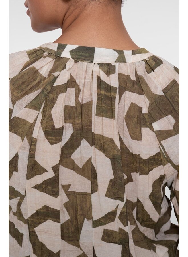 Geisha Blouse Hazelnoot 63241-20