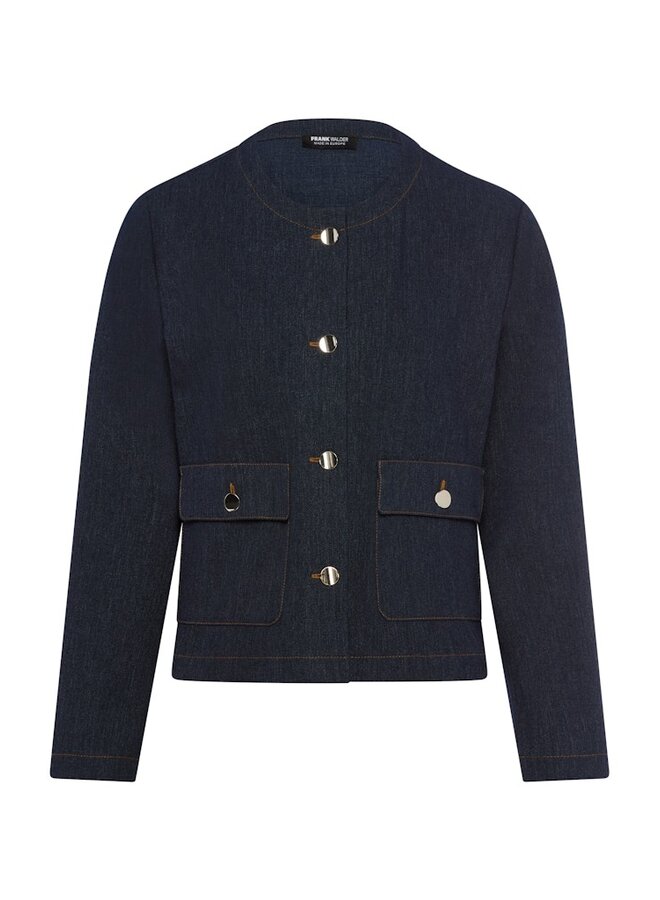 Frank Walder Jeansjasje Dark Blue716312