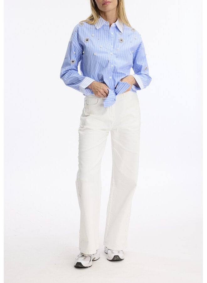 Leo & Ugo Blouse Blauw KE332