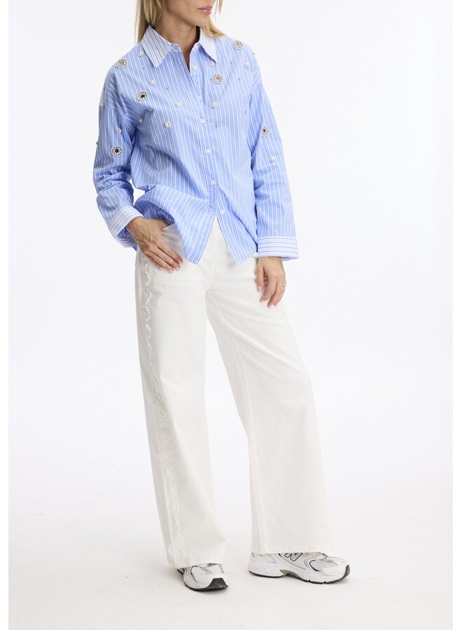 Leo & Ugo Blouse Blauw KE332