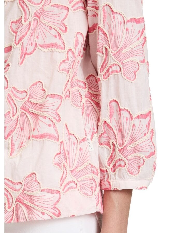 Betty & Co Blouse Zand/Rose 8998-3245