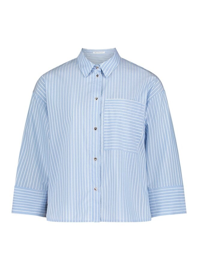 Betty & Co Blouse Blauw 8002-3311