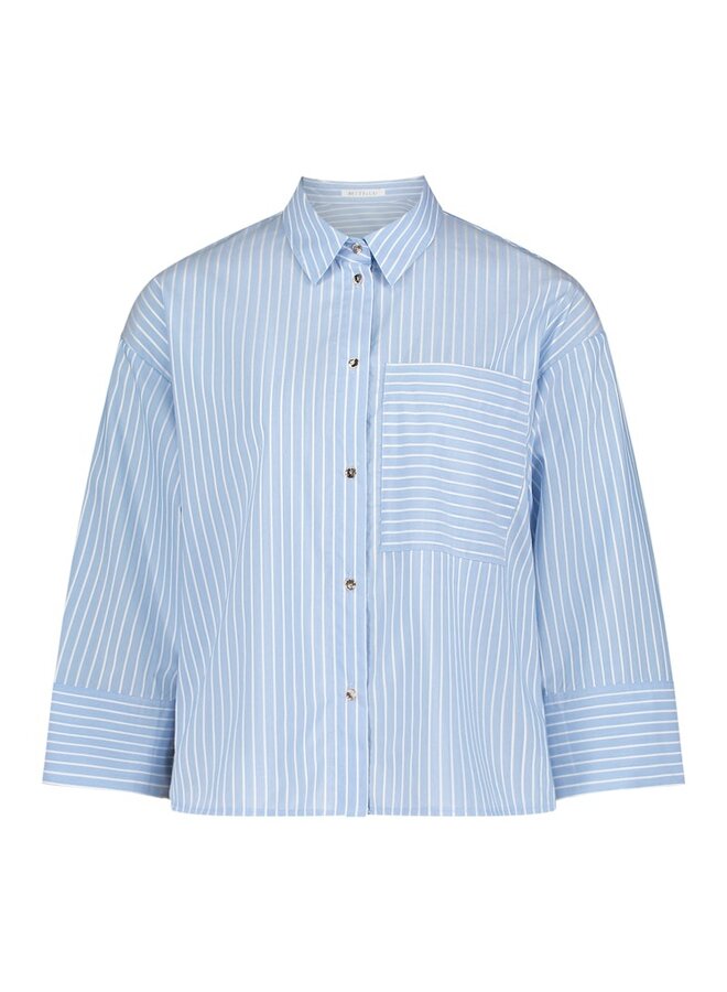 Betty & Co Blouse Blauw 8002-3311