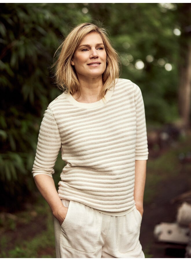 Bloomings Pullover Zand SLK20-8917