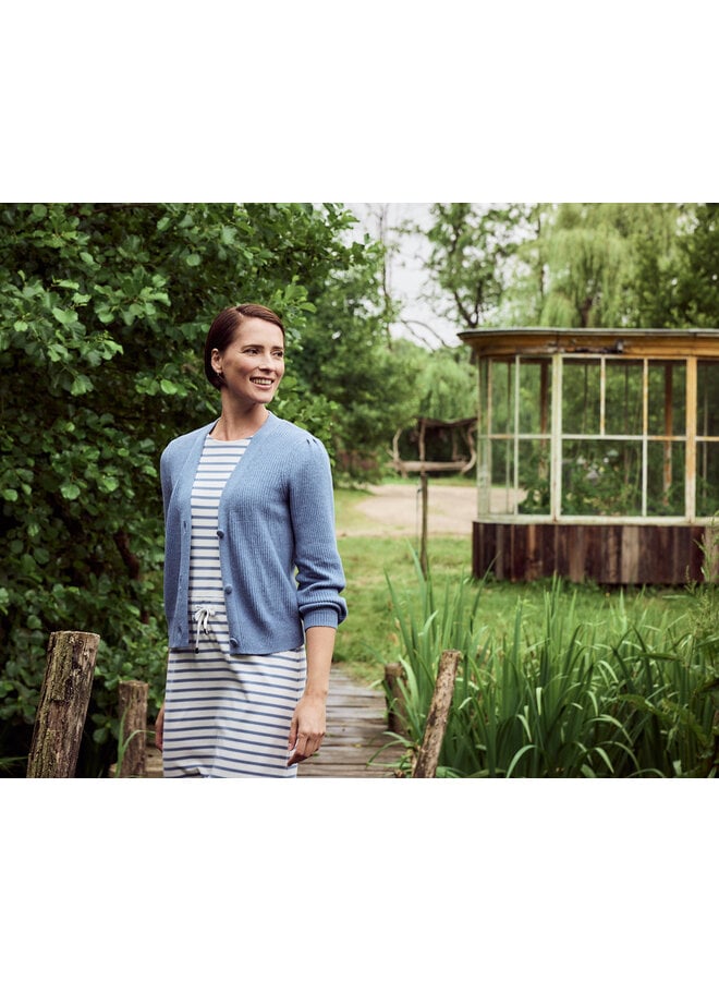 Bloomings Vest Blauw SLK20-8909