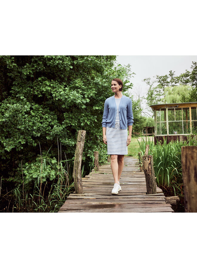 Bloomings Vest Blauw SLK20-8909