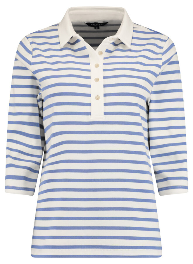 Bloomings Poloshirt Blauw SLT352-8968