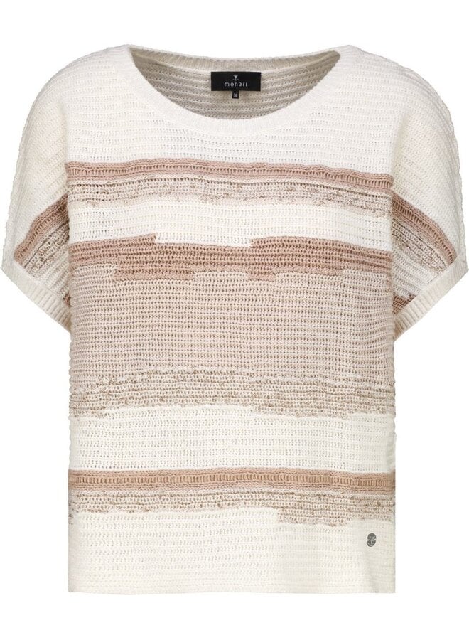 Monari Pullover Offwhite 410442