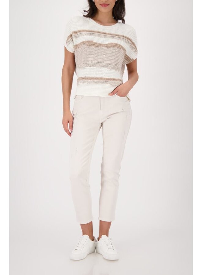 Monari Pullover Offwhite 410442