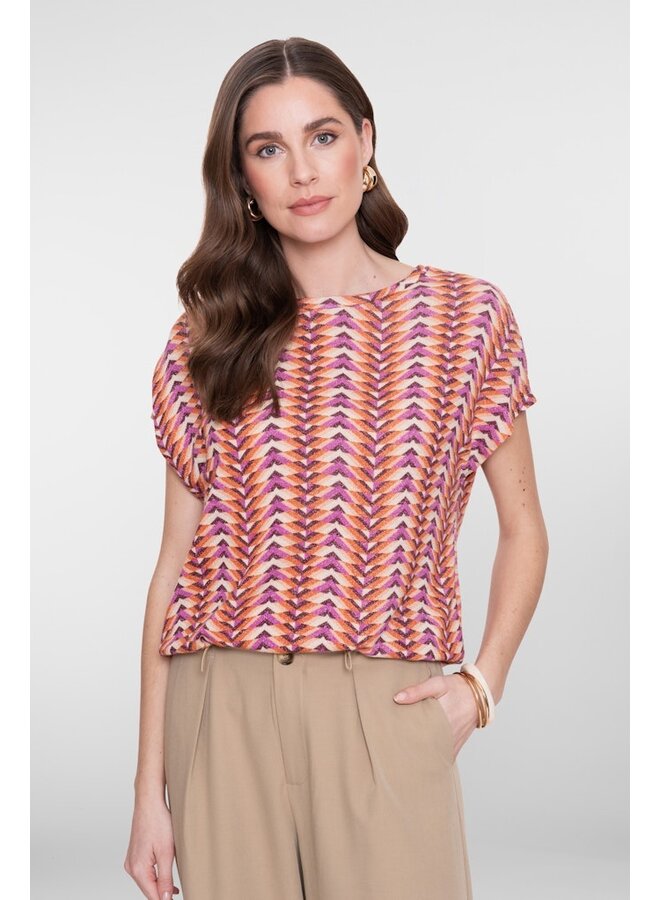 Geisha Shirt Orange 62155-20