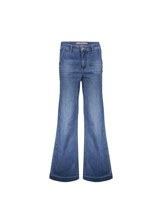 Geisha Flare Jeans Blauw Merel