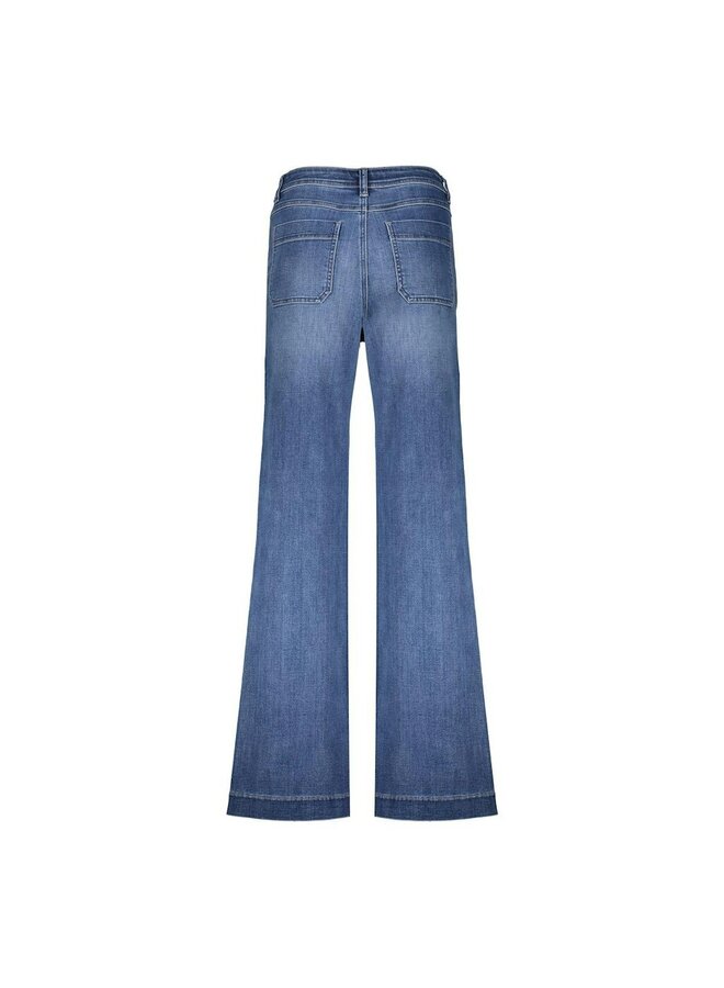 Geisha Flare Jeans Blauw Merel