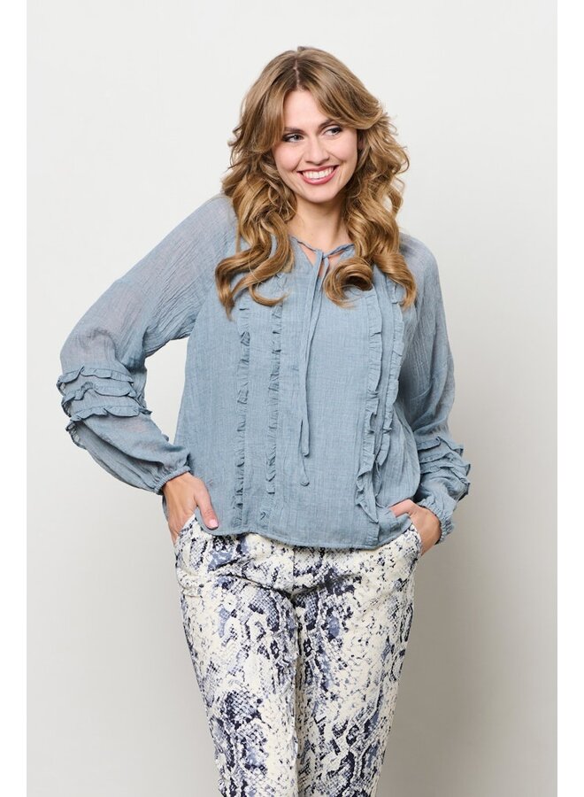 &Co Woman Broek JeansbBlauw Posie PA432