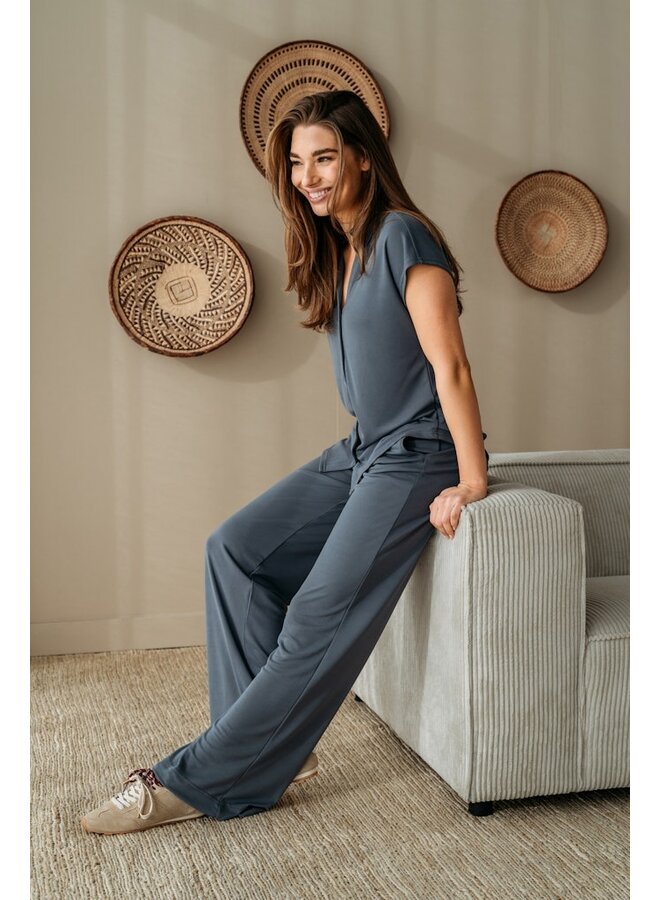 &Co Woman Blouse Jeansblauw Valeta BL434