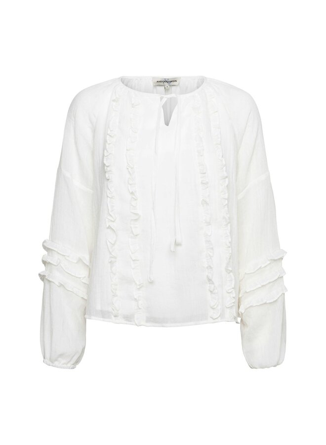 &Co Woman Blouse Offwhite Willeke BL424