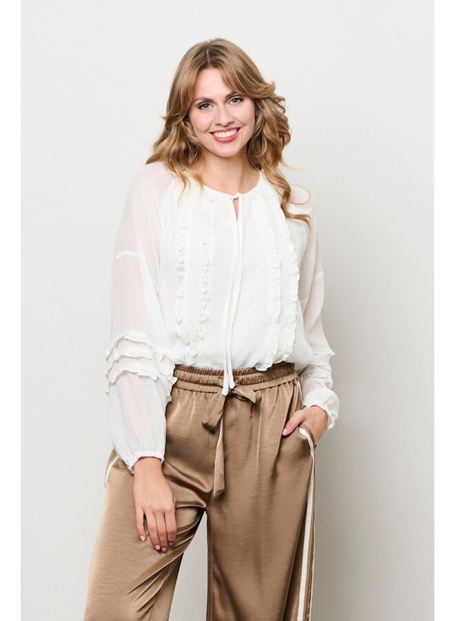 &Co Woman Blouse Offwhite Willeke BL424