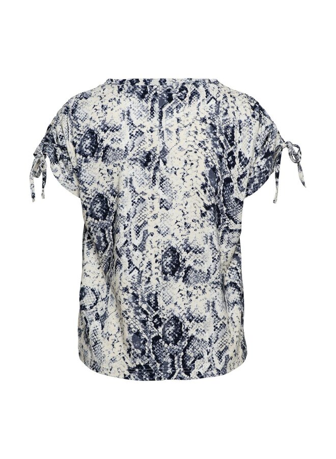 & Co Woman Shirt Jeansblauw Viana-TO351