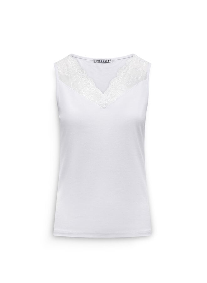 Label Dot Top Offwhite Max