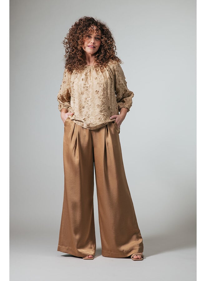 Label Dot Blouse Hazelnoot Angel