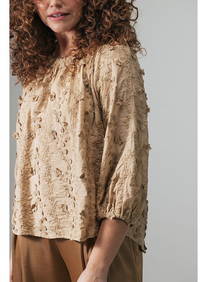 Label Dot Blouse Hazelnoot Angel