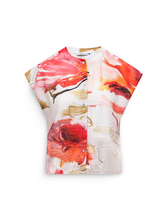 Label Dot Blouse Ivoor Alaya