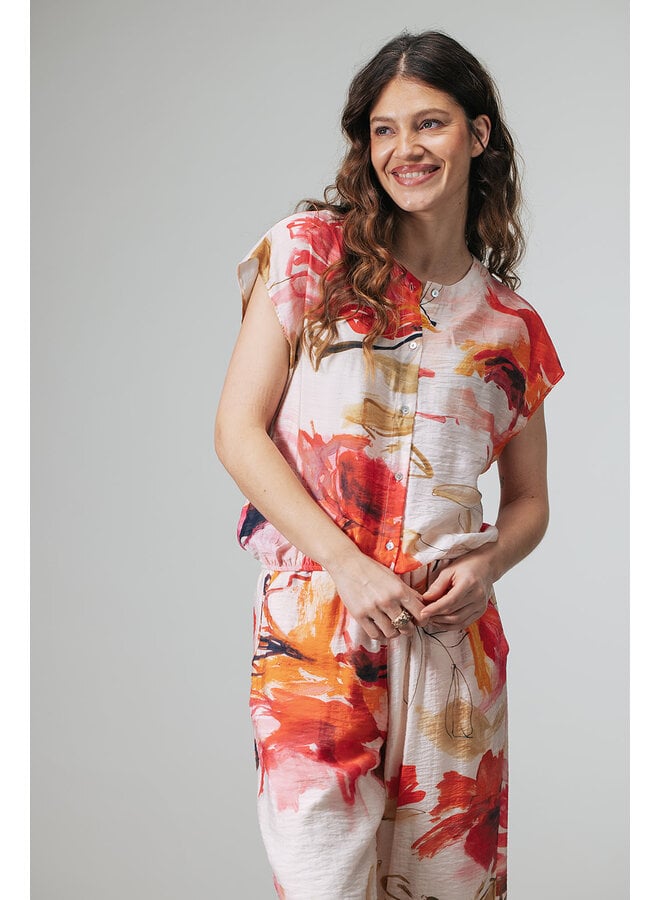 Label Dot Blouse Ivoor Alaya