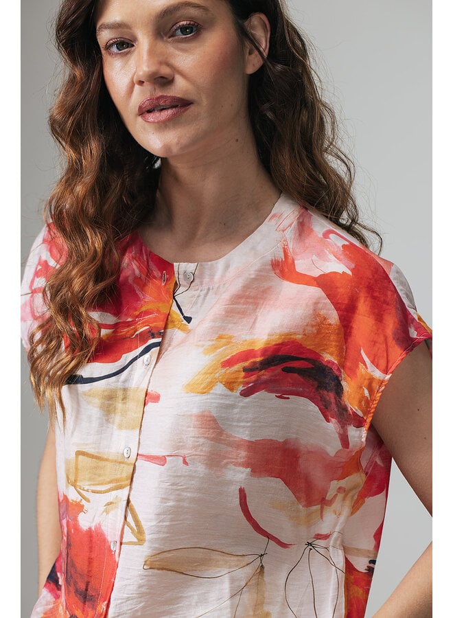 Label Dot Blouse Ivoor Alaya