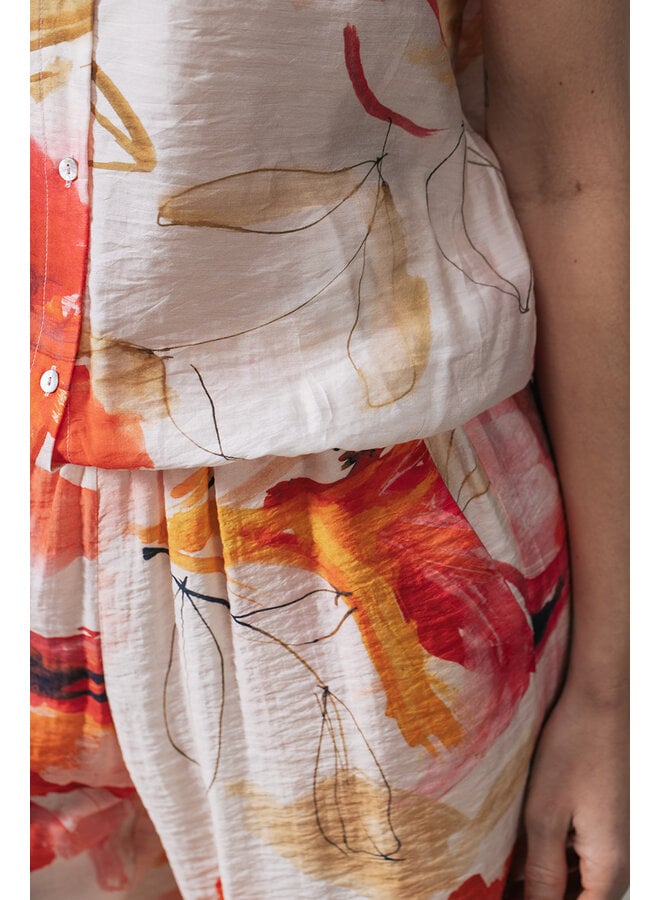 Label Dot Blouse Ivoor Alaya