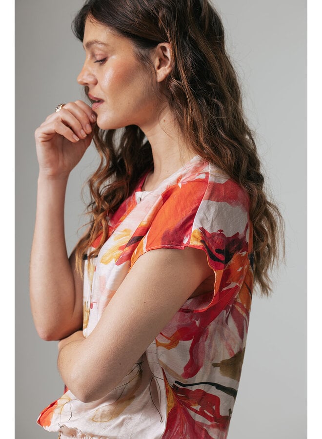 Label Dot Blouse Ivoor Alaya