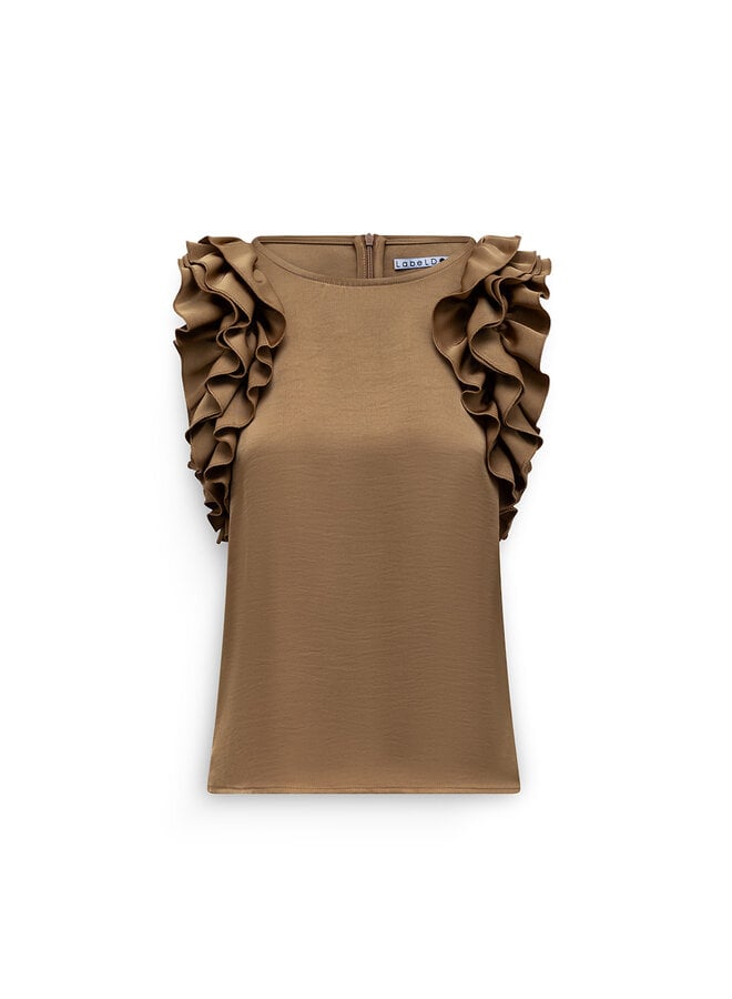 Label Dot Blouse Hazelnoot Molly