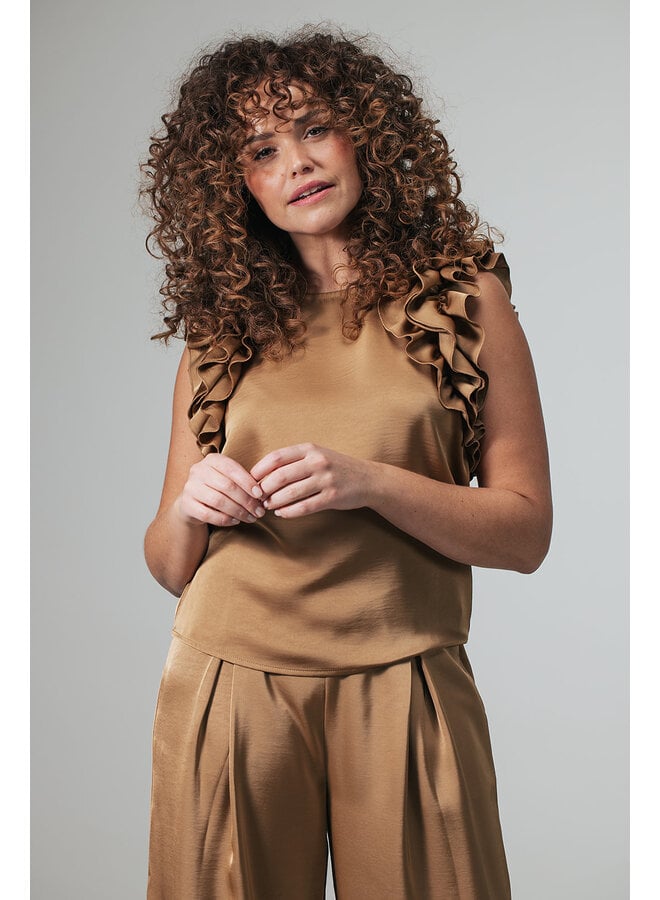 Label Dot Blouse Hazelnoot Molly