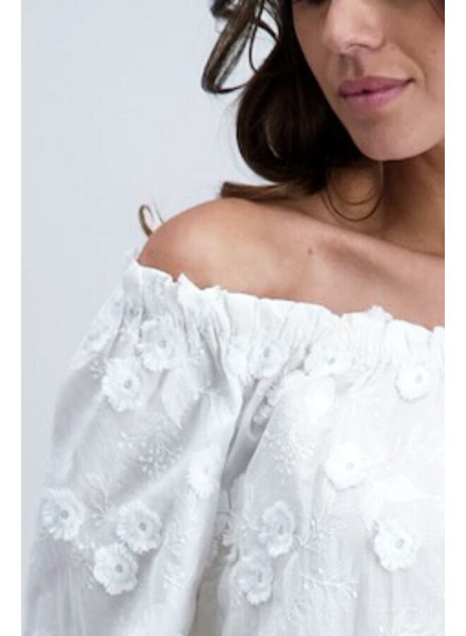 Signe Nature Blouse Offwhite 840328