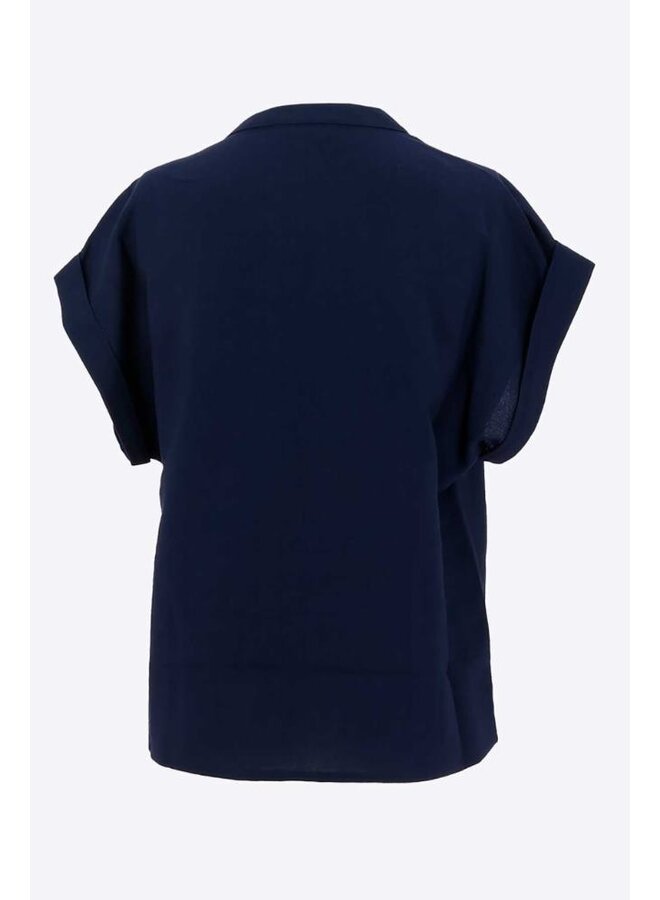 Signe Nature Blouse/Shirt Marine 840355