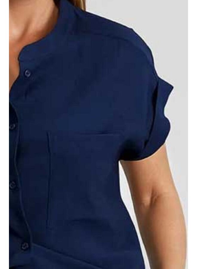 Signe Nature Blouse/Shirt Marine 840355