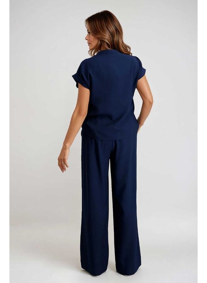 Signe Nature Blouse/Shirt Marine 840355